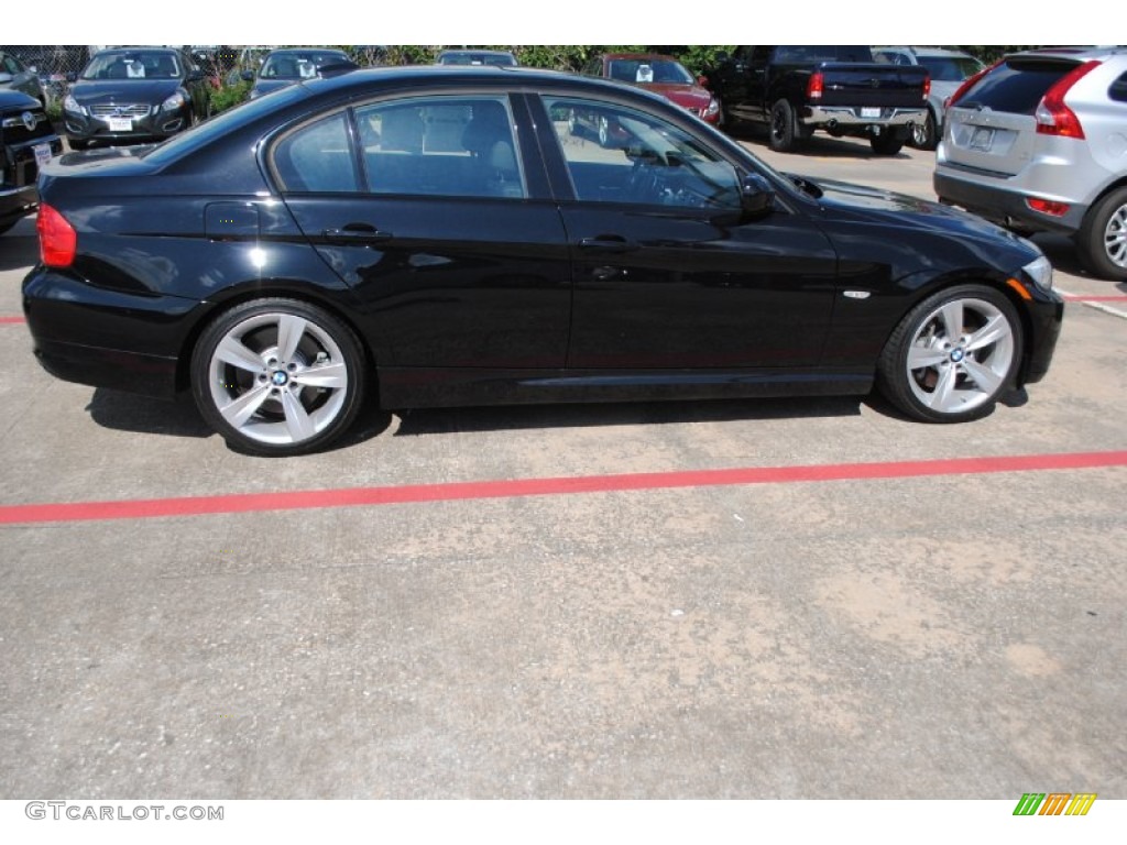 2011 3 Series 335i Sedan - Jet Black / Black photo #9