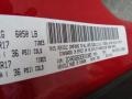 PRM: Redline 2-Coat Pearl 2014 Dodge Grand Caravan American Value Package Color Code