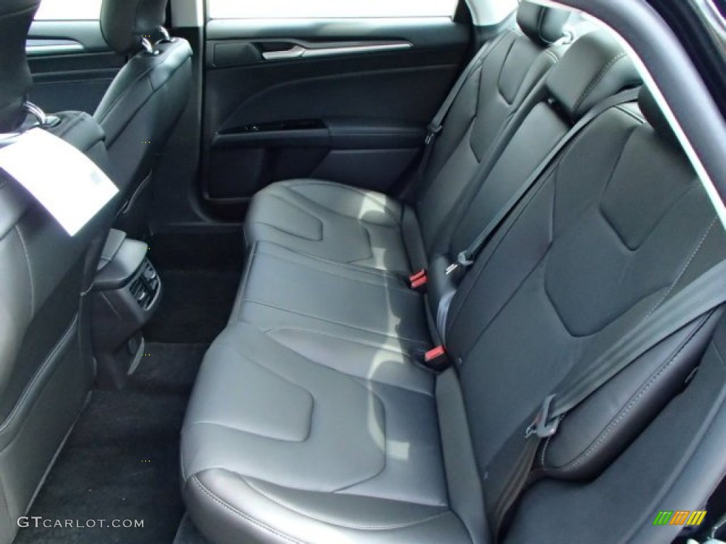Charcoal Black Interior 2014 Ford Fusion Titanium AWD Photo #84944881