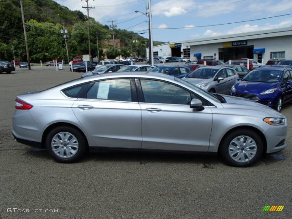 2014 Fusion S - Ingot Silver / Earth Gray photo #1