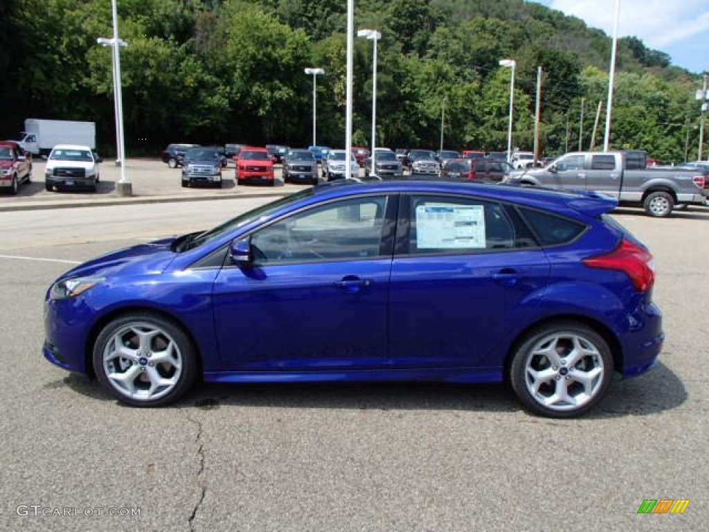 Performance Blue 2014 Ford Focus ST Hatchback Exterior Photo #84946414