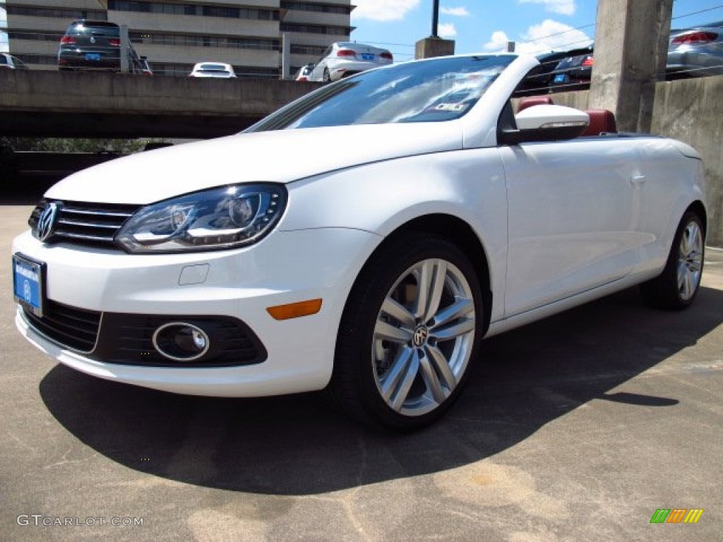 Candy White 2014 Volkswagen Eos Executive Exterior Photo #84947437