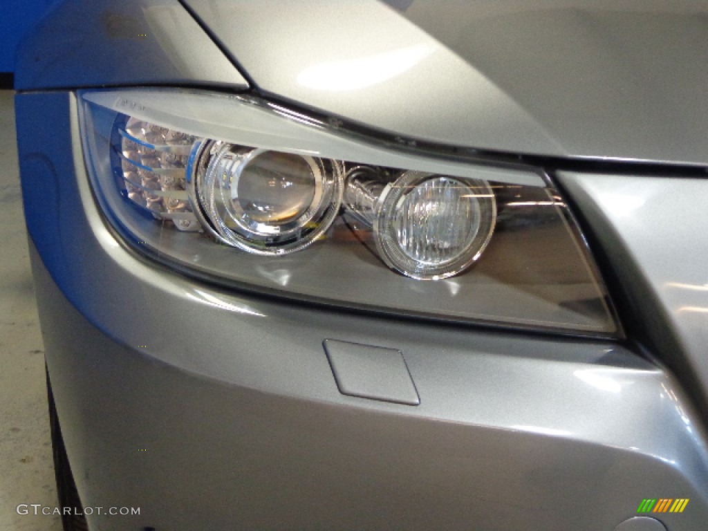 2011 3 Series 335i xDrive Sedan - Space Gray Metallic / Black photo #4