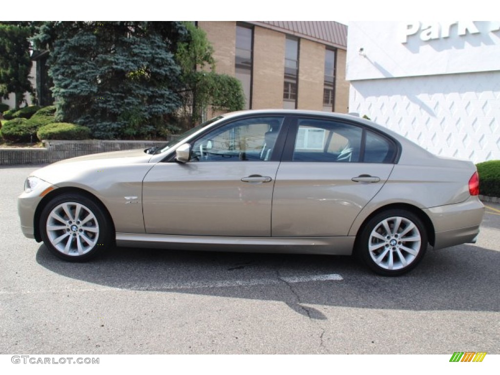 2011 3 Series 328i xDrive Sedan - Platinum Bronze Metallic / Black photo #8