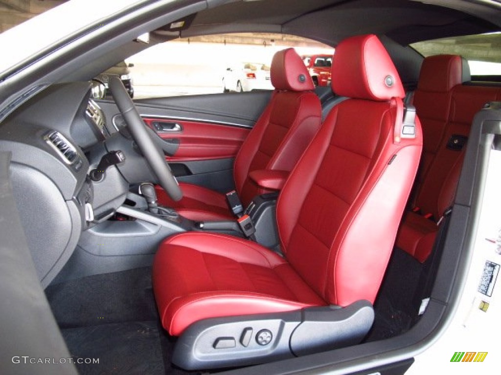 Red Interior 2014 Volkswagen Eos Executive Photo #84947621