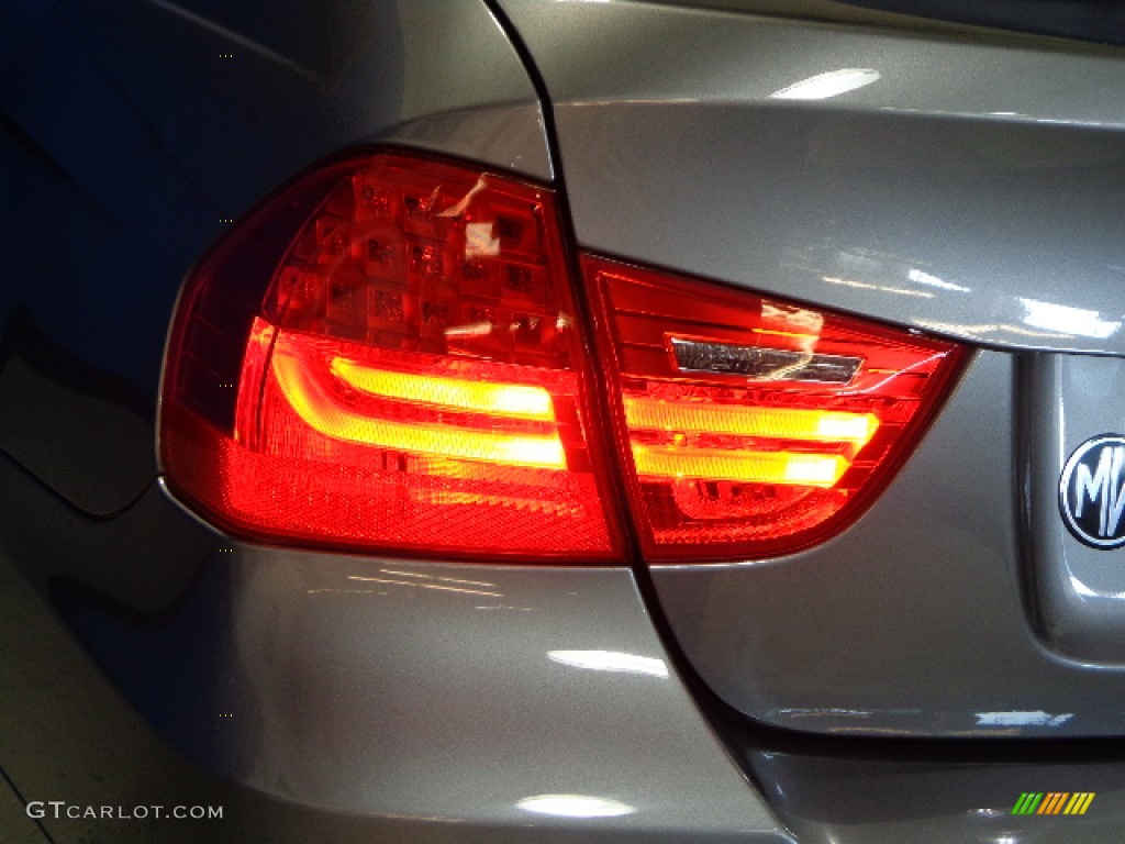 2011 3 Series 335i xDrive Sedan - Space Gray Metallic / Black photo #12
