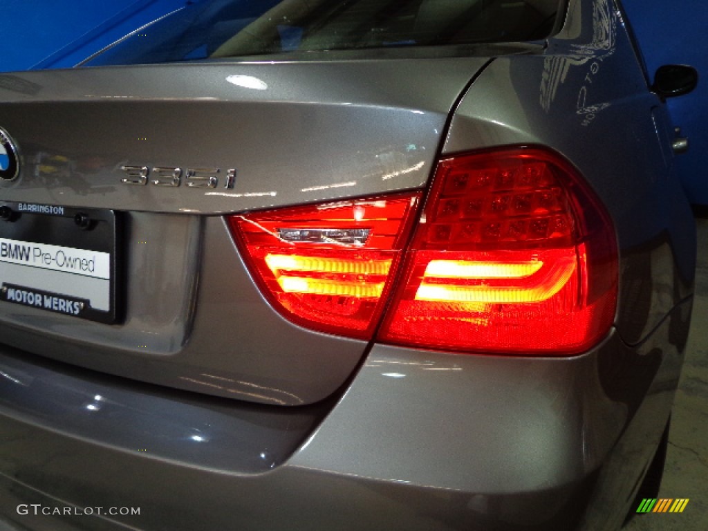 2011 3 Series 335i xDrive Sedan - Space Gray Metallic / Black photo #13