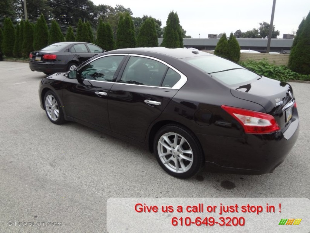 2011 Maxima 3.5 SV - Crimson Black / Charcoal photo #9