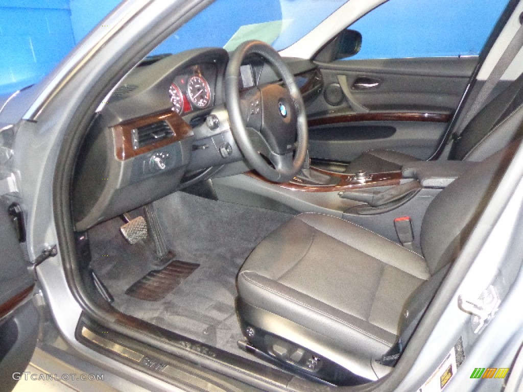 2011 3 Series 335i xDrive Sedan - Space Gray Metallic / Black photo #35