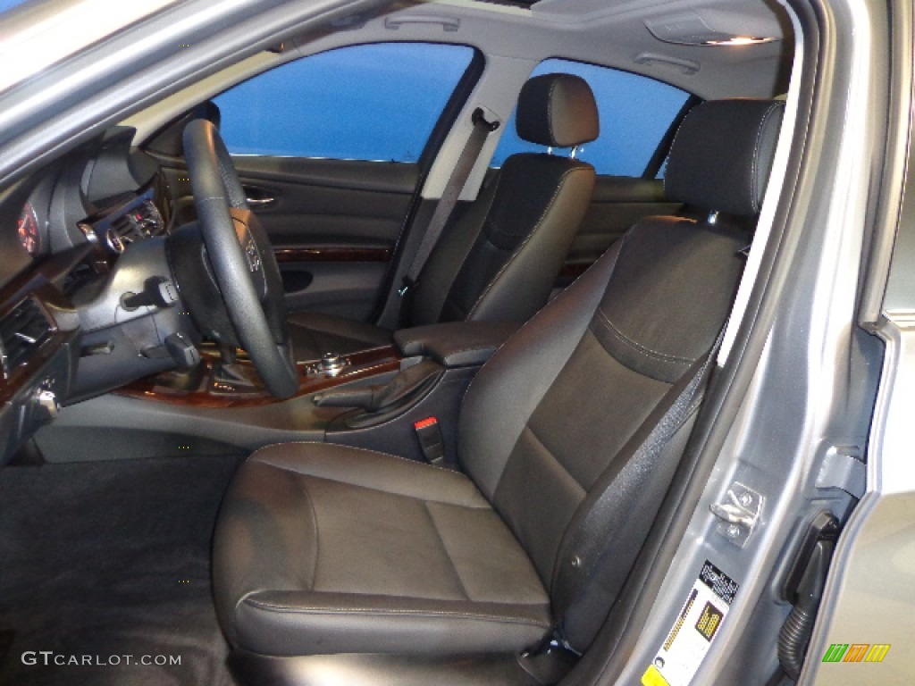 2011 3 Series 335i xDrive Sedan - Space Gray Metallic / Black photo #36