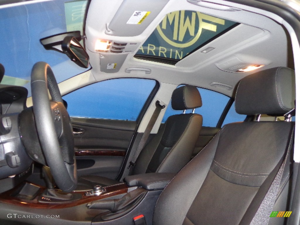 2011 3 Series 335i xDrive Sedan - Space Gray Metallic / Black photo #37