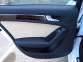 Velvet Beige/Black 2014 Audi A4 2.0T Sedan Door Panel