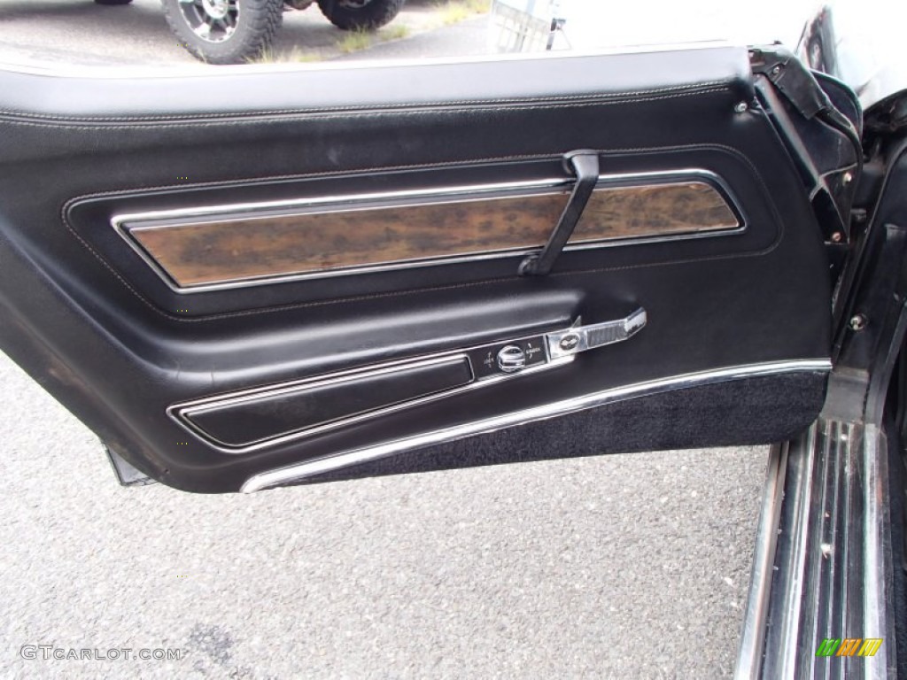1974 Chevrolet Corvette Stingray Coupe Black Door Panel Photo #84949081