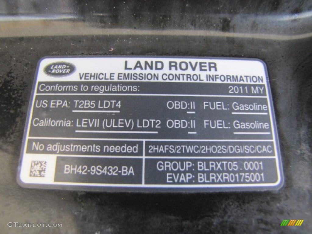 2011 Range Rover Supercharged - Stornoway Grey Metallic / Jet Black/Jet Black photo #62