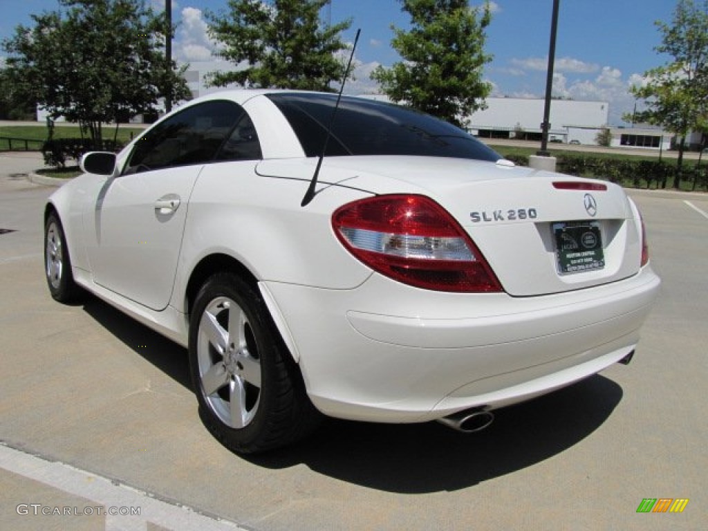 2006 SLK 280 Roadster - Alabaster White / Beige photo #8