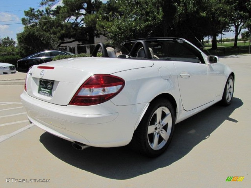 2006 SLK 280 Roadster - Alabaster White / Beige photo #14