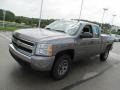 2008 Graystone Metallic Chevrolet Silverado 1500 LS Extended Cab 4x4  photo #6