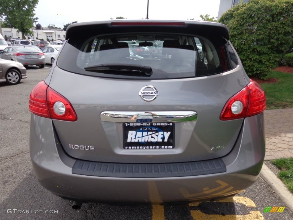 2011 Rogue S AWD - Gotham Gray Metallic / Gray photo #3