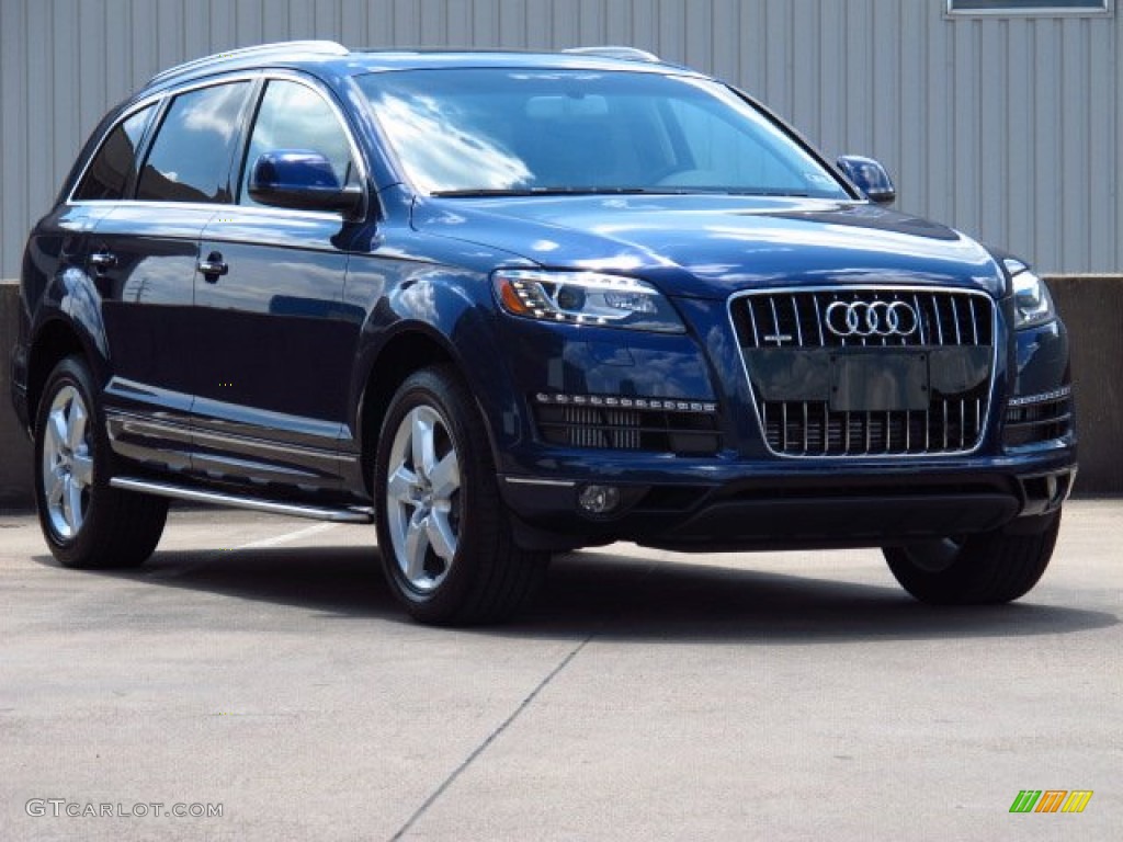 Mugello Blue Pearl 2014 Audi Q7 3.0 TDI quattro Exterior Photo #84950221