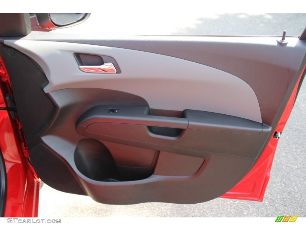 2012 Sonic LTZ Sedan - Victory Red / Dark Pewter/Dark Titanium photo #24