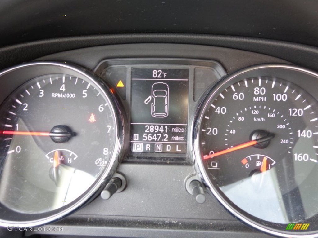 2011 Rogue S AWD - Gotham Gray Metallic / Gray photo #13