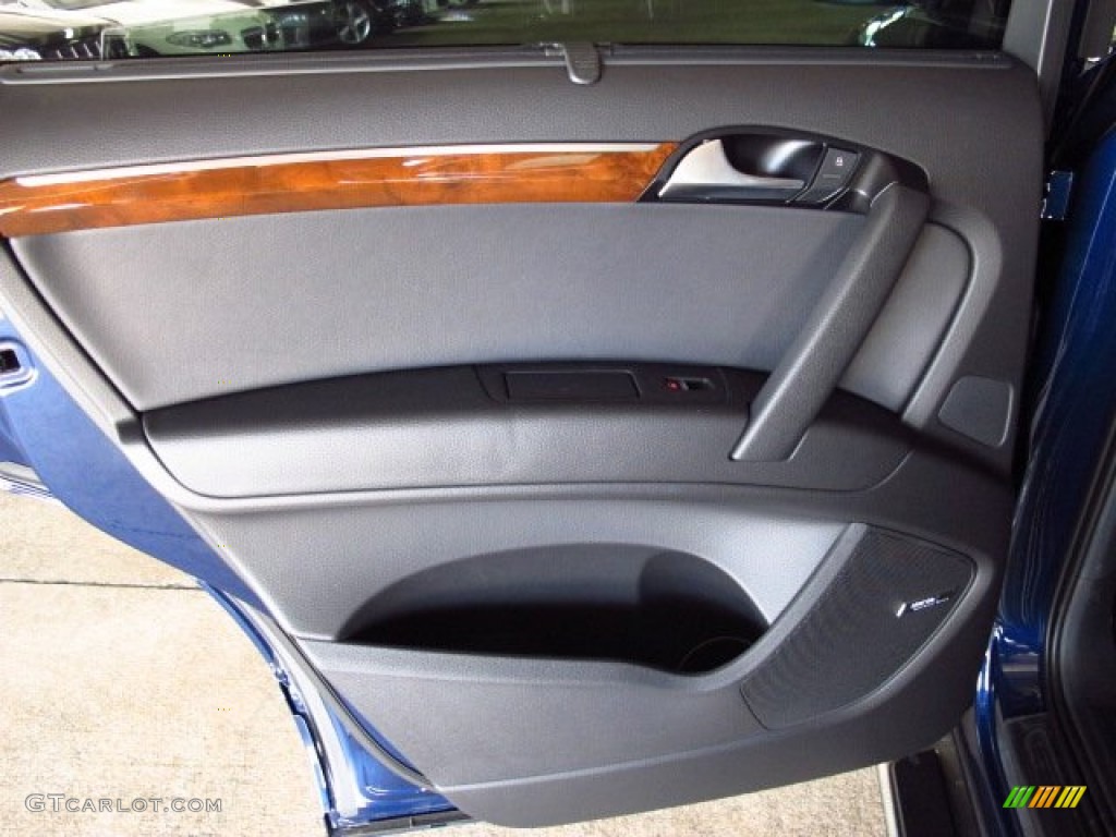 2014 Audi Q7 3.0 TDI quattro Black Door Panel Photo #84950457