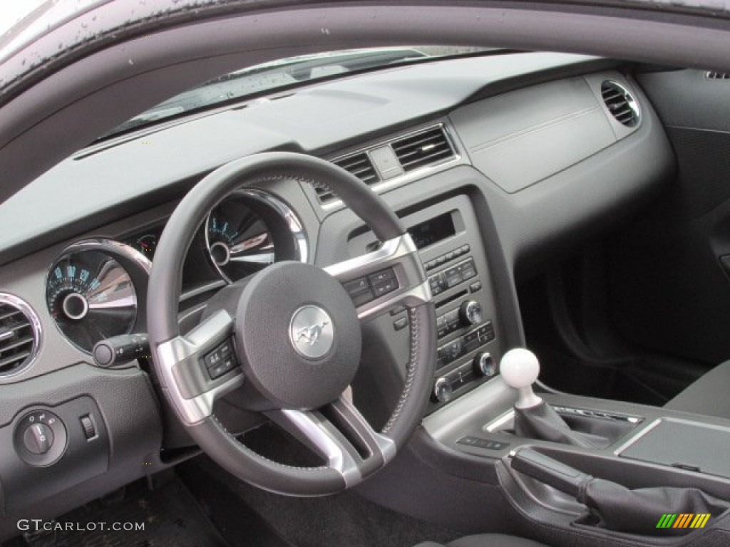 2013 Mustang V6 Coupe - Sterling Gray Metallic / Charcoal Black photo #12