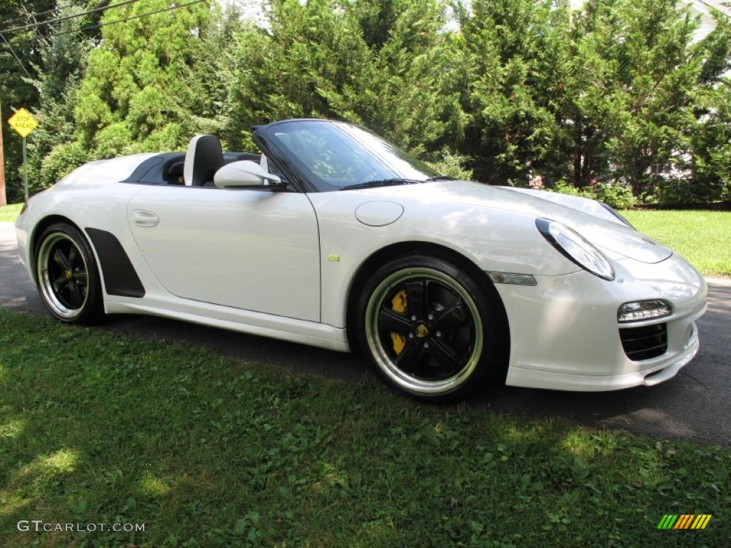 2011 911 Speedster - Carrara White / Black/Speedster Details photo #8