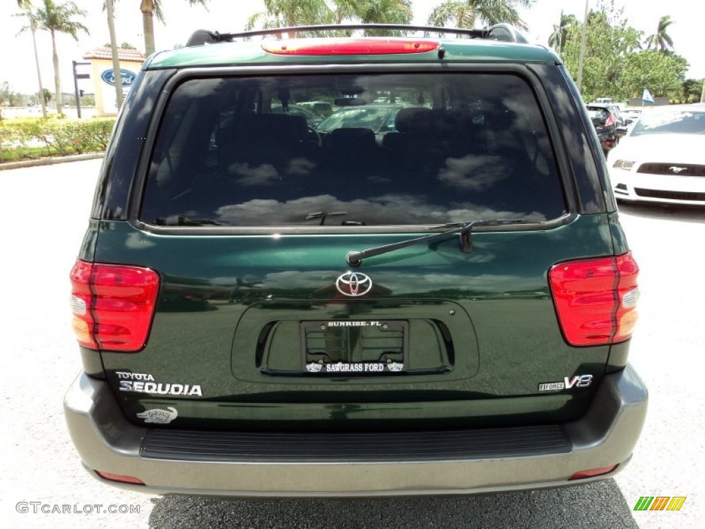 2004 Sequoia SR5 - Imperial Jade Green Mica / Charcoal photo #8