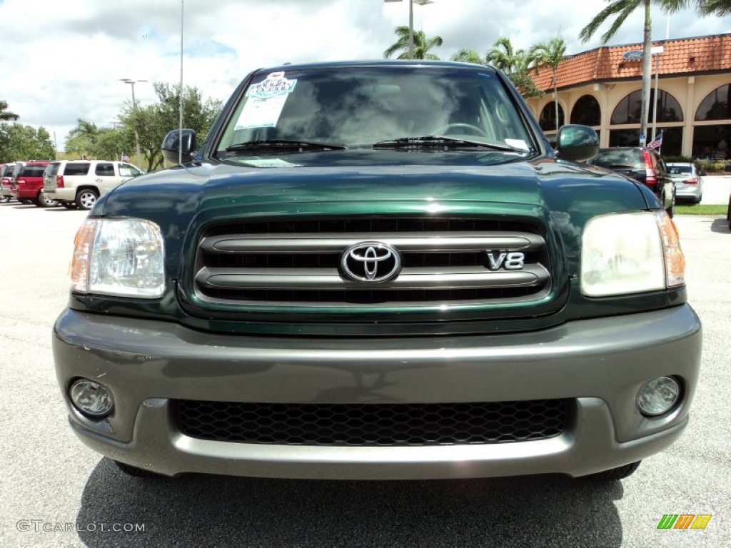 2004 Sequoia SR5 - Imperial Jade Green Mica / Charcoal photo #16