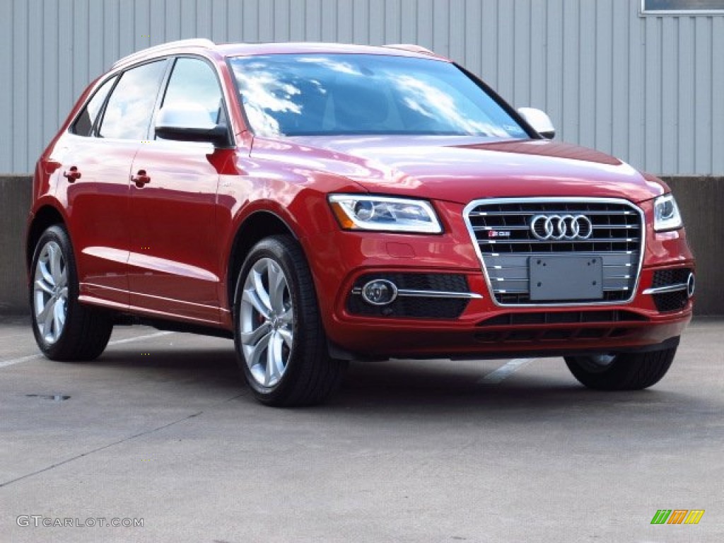 2014 Volcano Red Metallic Audi Sq5 Premium Plus 3 0 Tfsi