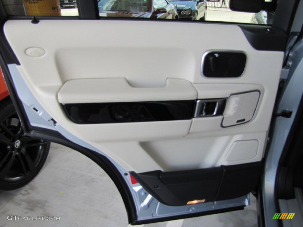 2010 Range Rover HSE - Zermatt Silver Metallic / Ivory White/Jet Black photo #48