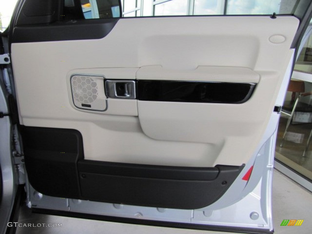 2010 Range Rover HSE - Zermatt Silver Metallic / Ivory White/Jet Black photo #51