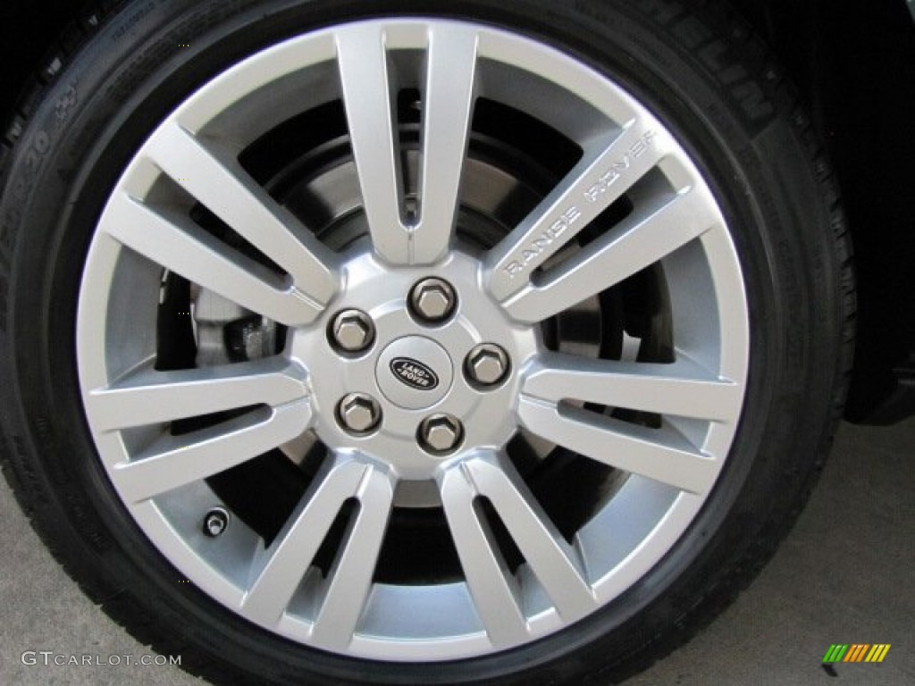 2010 Range Rover HSE - Zermatt Silver Metallic / Ivory White/Jet Black photo #56