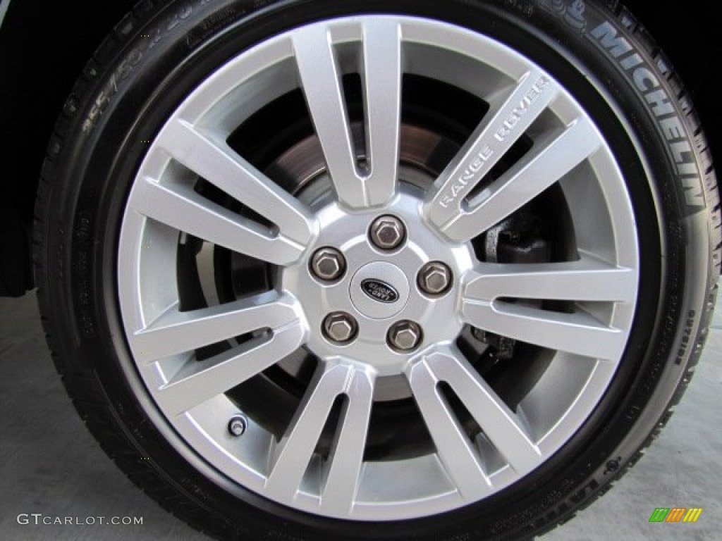 2010 Range Rover HSE - Zermatt Silver Metallic / Ivory White/Jet Black photo #58