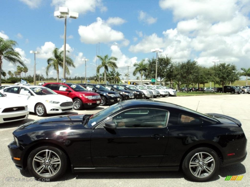 Black 2010 Ford Mustang V6 Premium Coupe Exterior Photo #84955029