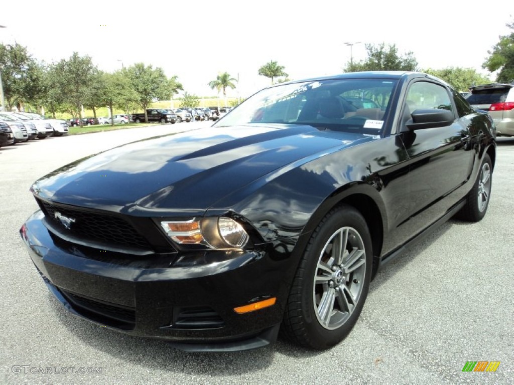 Black 2010 Ford Mustang V6 Premium Coupe Exterior Photo #84955054