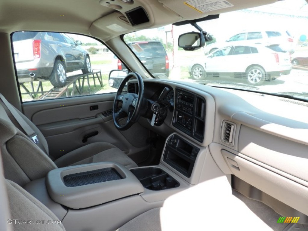 2005 Sierra 1500 SLE Crew Cab - Polo Green Metallic / Neutral photo #6