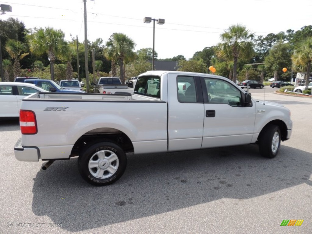 2005 F150 STX SuperCab - Silver Metallic / Medium Flint Grey photo #7
