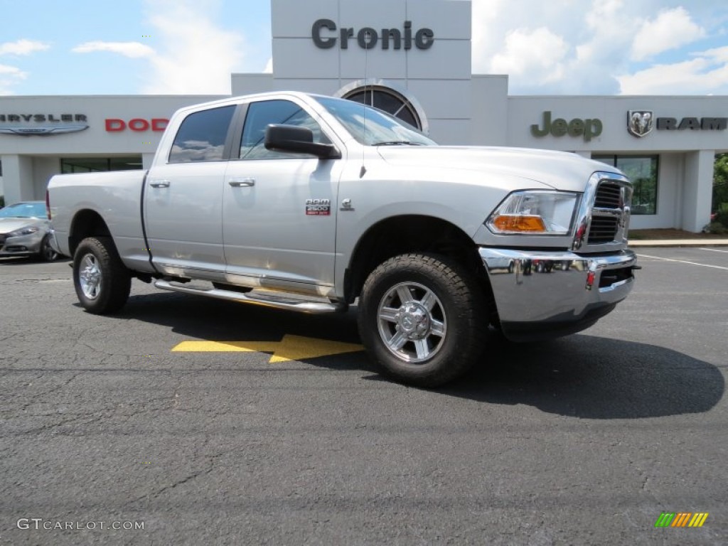 2012 Ram 2500 HD SLT Crew Cab 4x4 - Bright Silver Metallic / Dark Slate/Medium Graystone photo #1