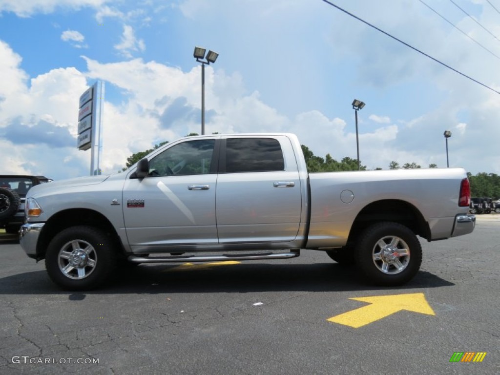 2012 Ram 2500 HD SLT Crew Cab 4x4 - Bright Silver Metallic / Dark Slate/Medium Graystone photo #4