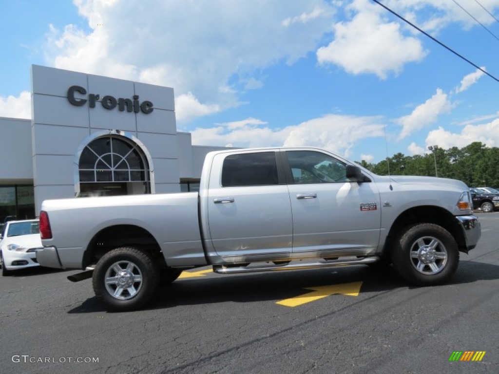 2012 Ram 2500 HD SLT Crew Cab 4x4 - Bright Silver Metallic / Dark Slate/Medium Graystone photo #8