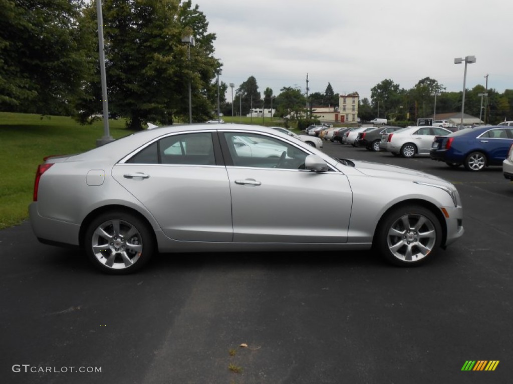 Radiant Silver Metallic 2014 Cadillac ATS 2.0L Turbo AWD Exterior Photo #84956569
