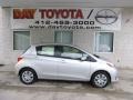 2014 Classic Silver Metallic Toyota Yaris LE 5 Door  photo #2