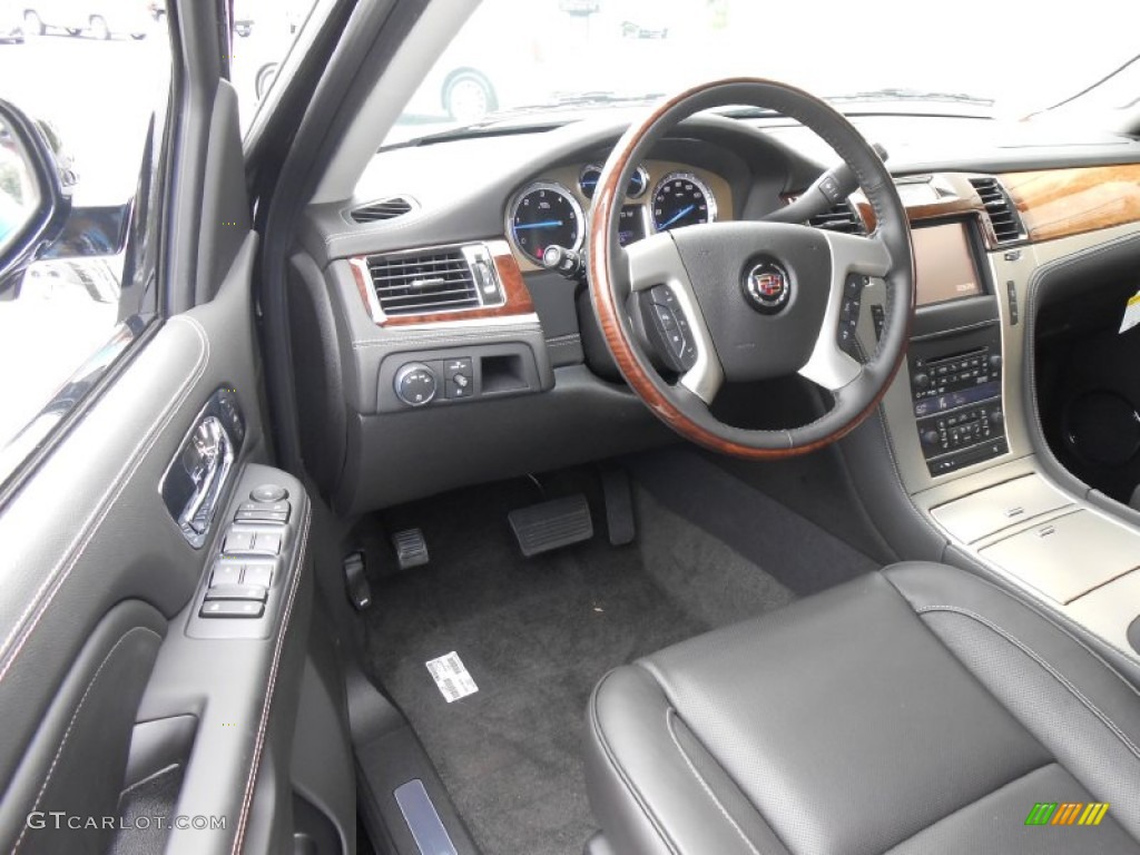 Ebony/Ebony Interior 2014 Cadillac Escalade ESV Platinum AWD Photo #84957455