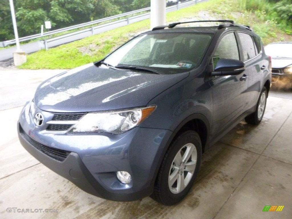 2013 RAV4 XLE AWD - Shoreline Blue Pearl / Black photo #6