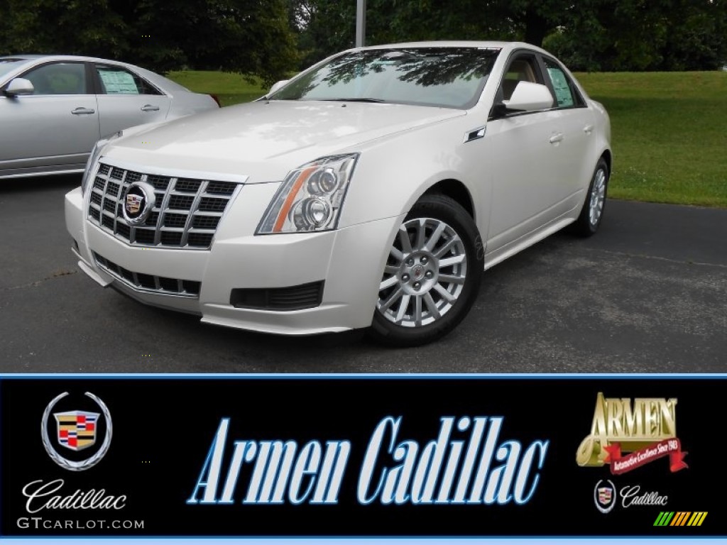 White Diamond Tricoat Cadillac CTS