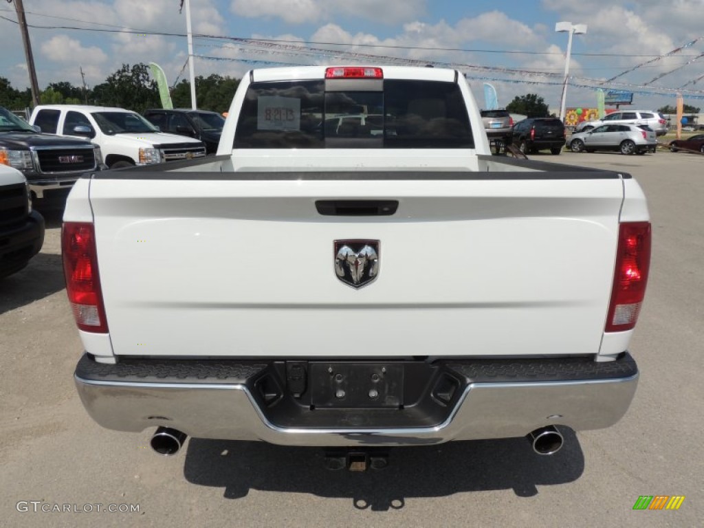 2011 Ram 1500 SLT Crew Cab - Bright White / Light Pebble Beige/Bark Brown photo #3