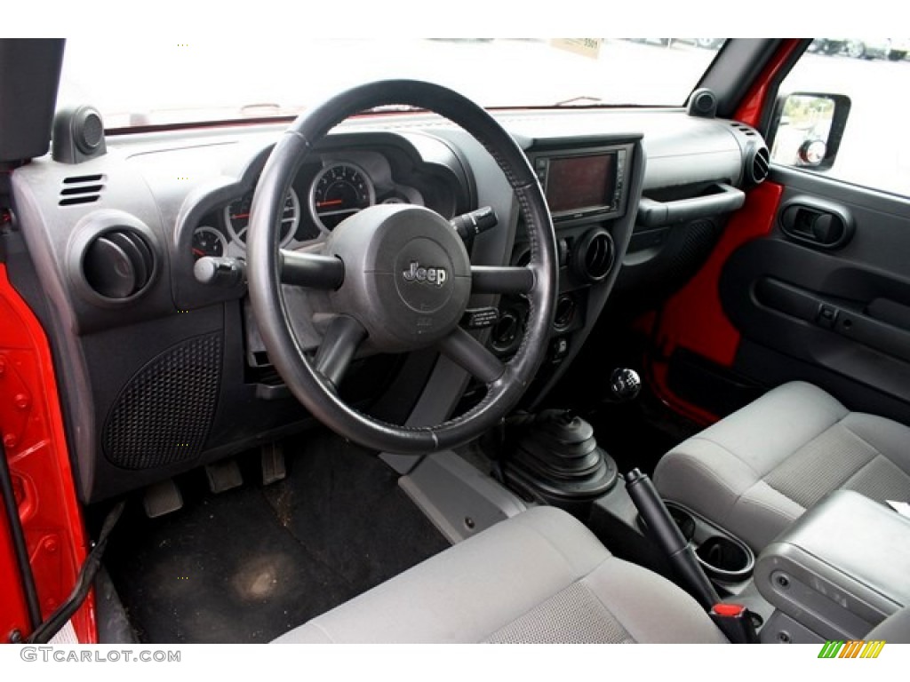 Dark Slate Gray/Medium Slate Gray Interior 2009 Jeep Wrangler Rubicon 4x4 Photo #84959952