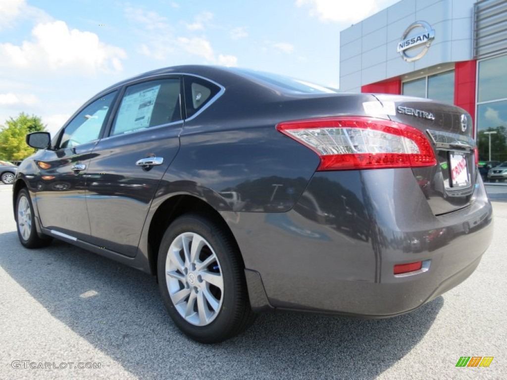 2013 Sentra S - Amethyst Gray / Marble Gray photo #3